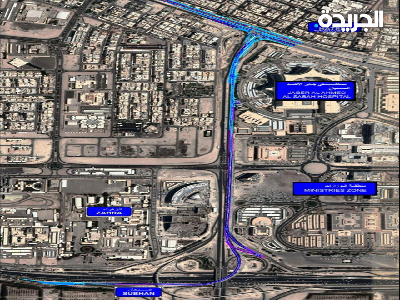 «الطرق» تفتتح جسراً جديداً على الدائري السادس