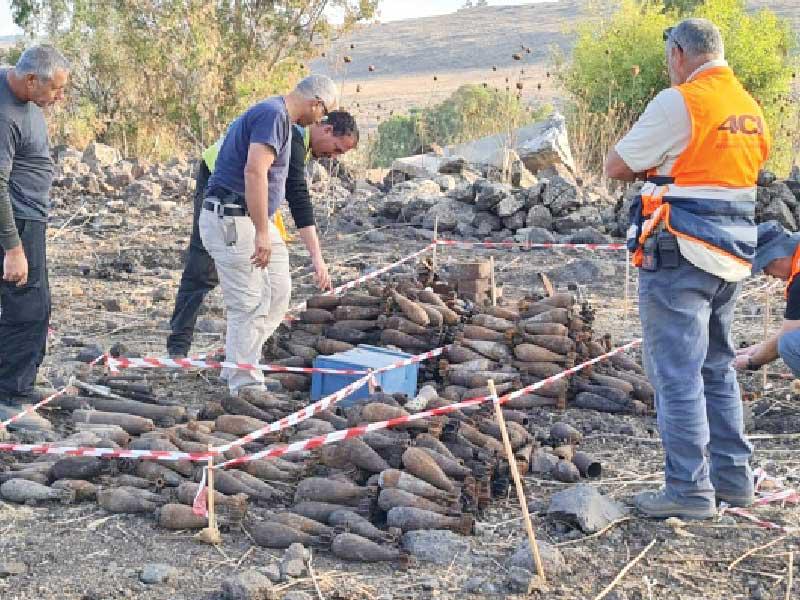 إسرائيل تكتشف مخزن ذخيرة سورياً ضخماًn