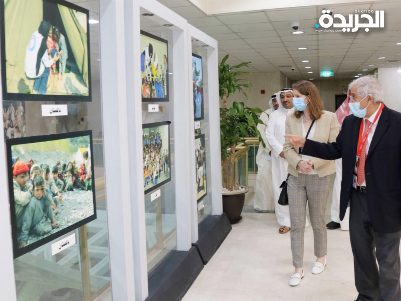 جانب من زيارة السفيرة البريطانية