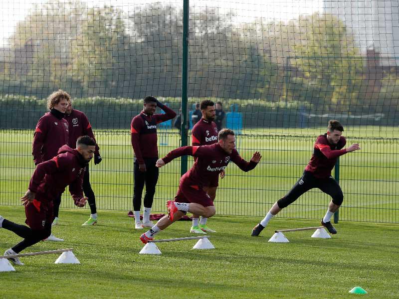 جانب من تدريبات ويست هام