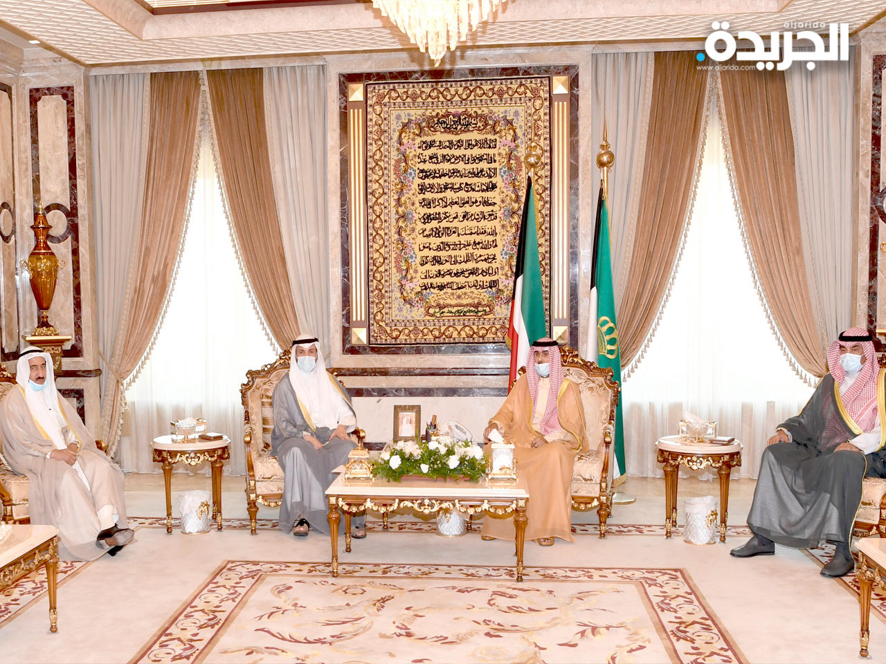 الأمير يستقبل رؤساء السلطات الثلاث