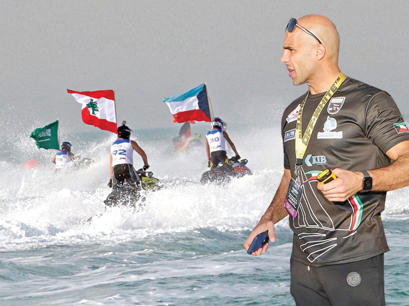 رئيس اللجنة البحرية بنادي الرياضات البحرية أحمد أبل