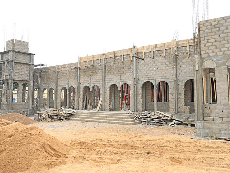 جانب من مشروع بناء المساجد