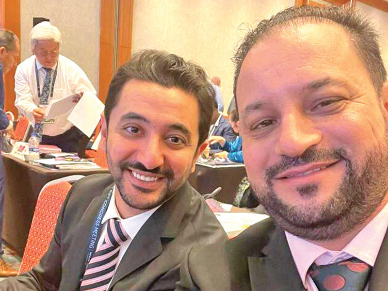 د. صقر الملا بعد إعلان فوزه