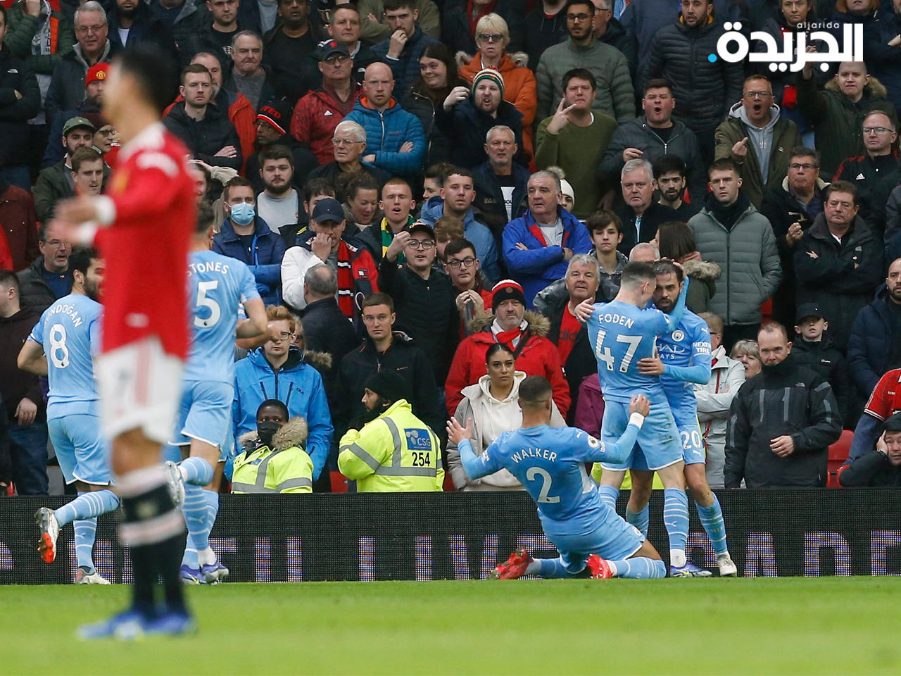 جانب من المباراة