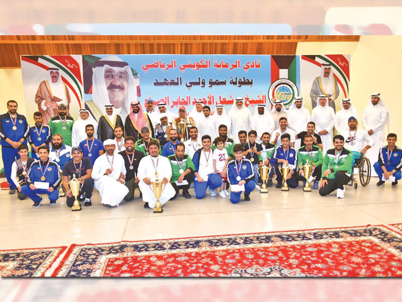 ممثل راعي البطولة يتوج الرماة الفائزين بالمسابقات 