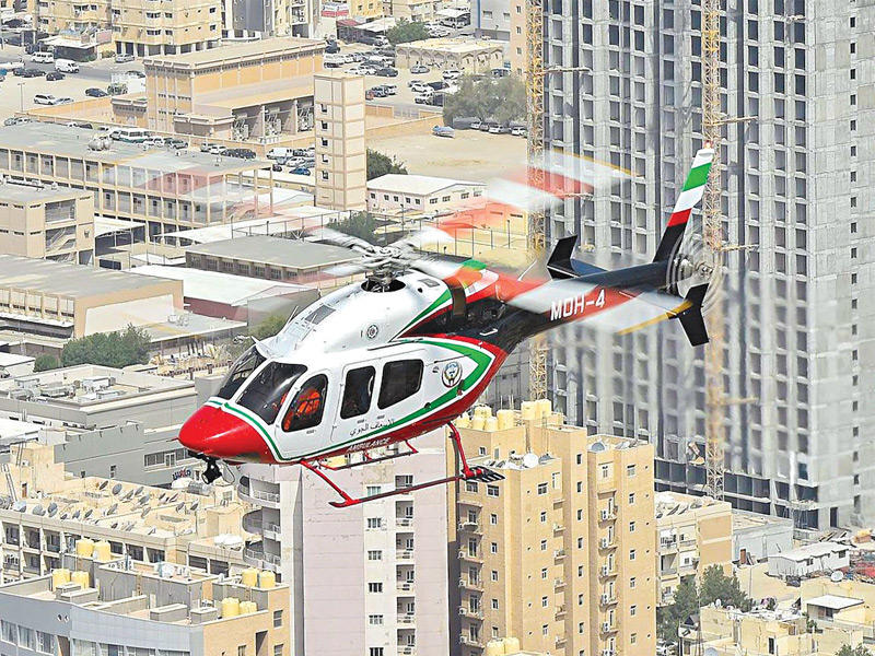 طائرة إسعاف جوي خلال إحدى المهمات