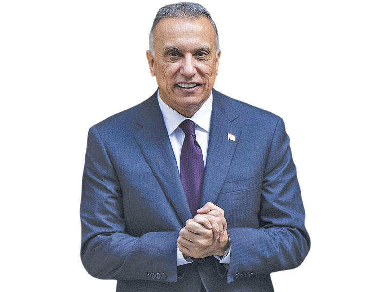 رئيس وزراء العراق مصطفى الكاظمي