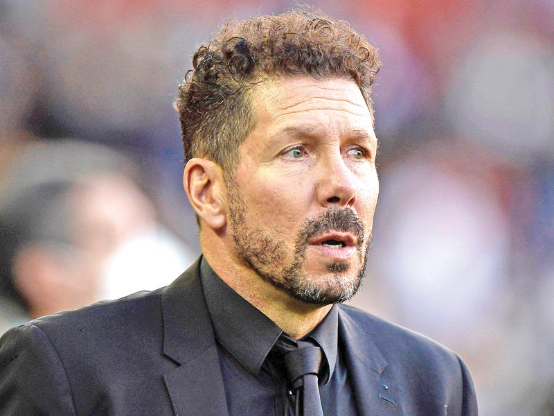  المدير الفني لأتلتيكو مدريد دييغو سيميوني