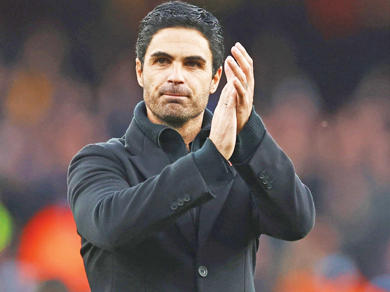 مدرب فريق أرسنال الإسباني ميكيل أرتيتا