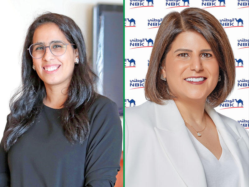 مساعدة المدير العام للعلاقات العامة في البنك منال المطر  - سمية الجاسم مؤسسة Creative Confidence