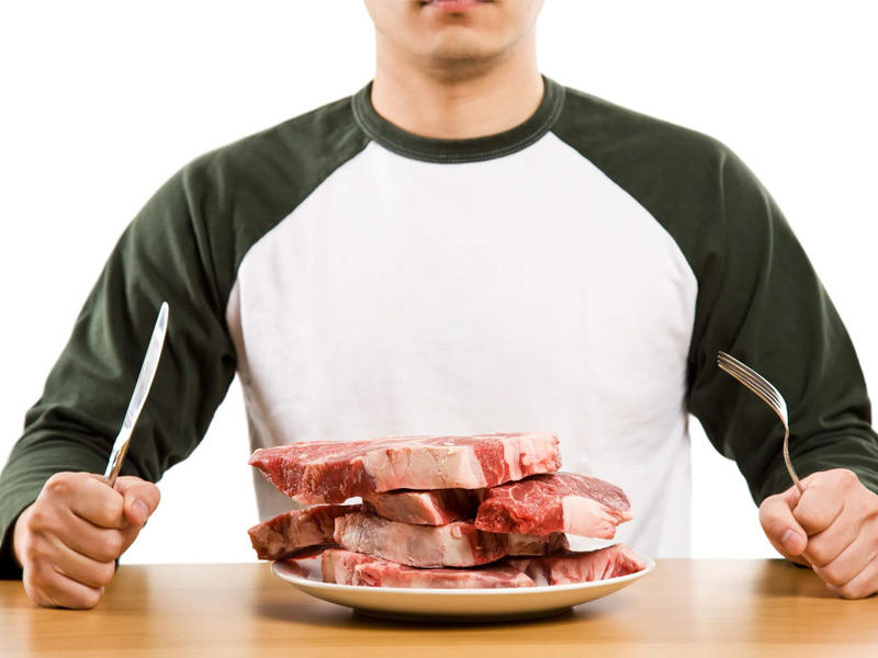 اللحوم وتأثيرها على الرجال