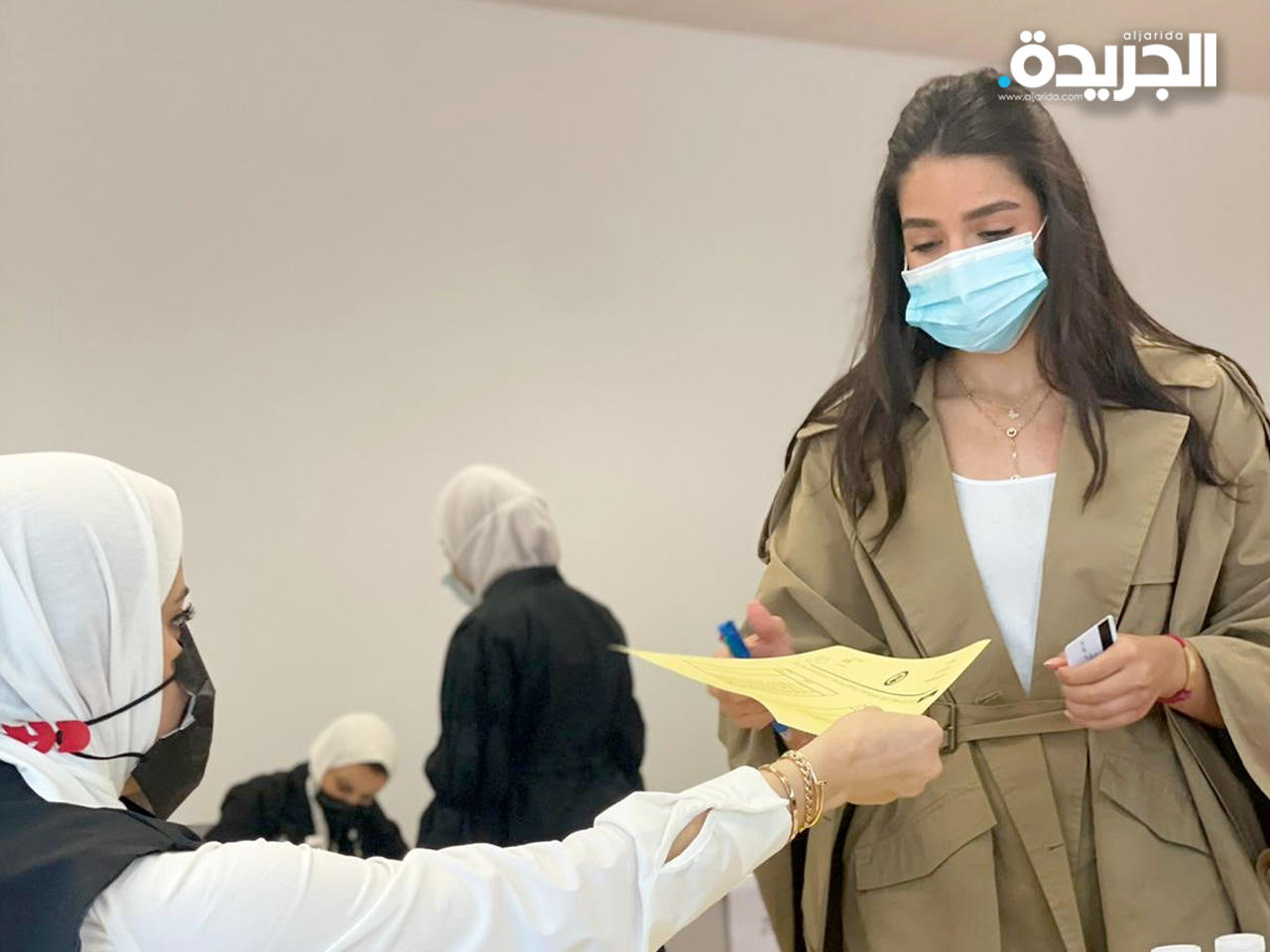 جانب من انتخابات كلية العلوم الإدارية