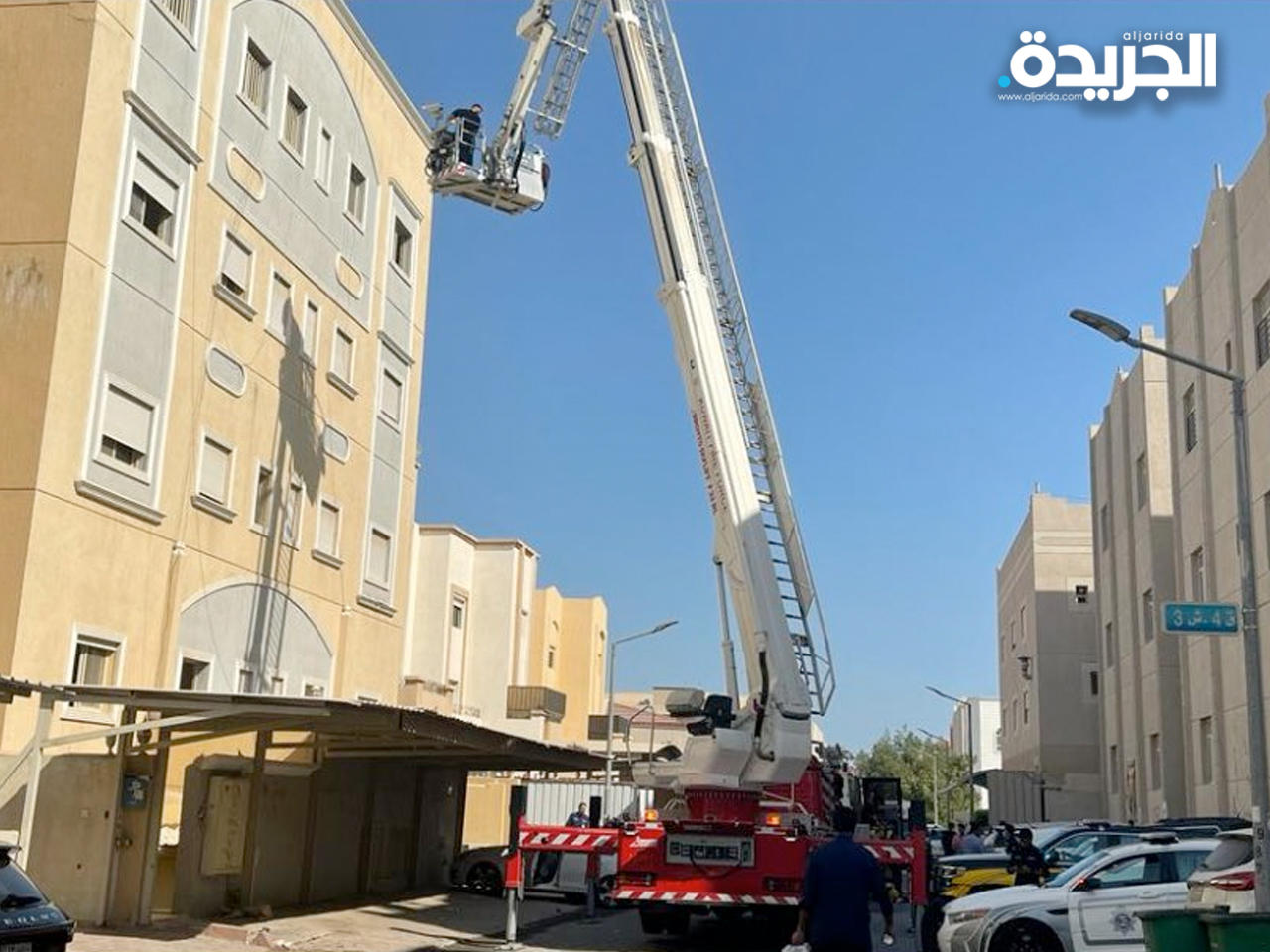 إخماد حريق منزل بعد إخلائه في هدية