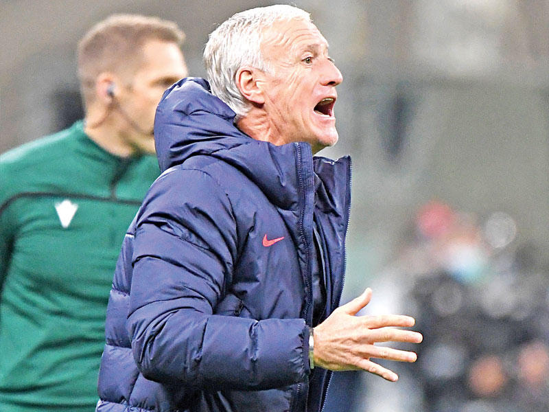 ديديه ديشان المدير الفني للمنتخب الفرنسي لكرة القدم