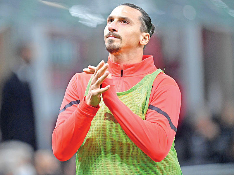 النجم المخضرم زلاتان إبراهيموفيتش 