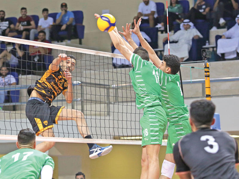 جانب من مباراة القادسية والعربي (تصوير جورج رجي)