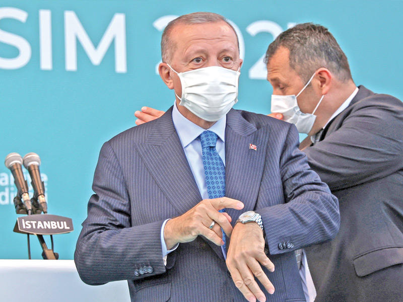  الرئيس التركي، رجب طيب إردوغان