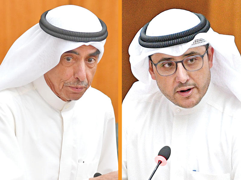 وزير الخارجية وزير الدولة لشؤون مجلس الوزراء الشيخ أحمد الناصر - النائب بدر الحميدي