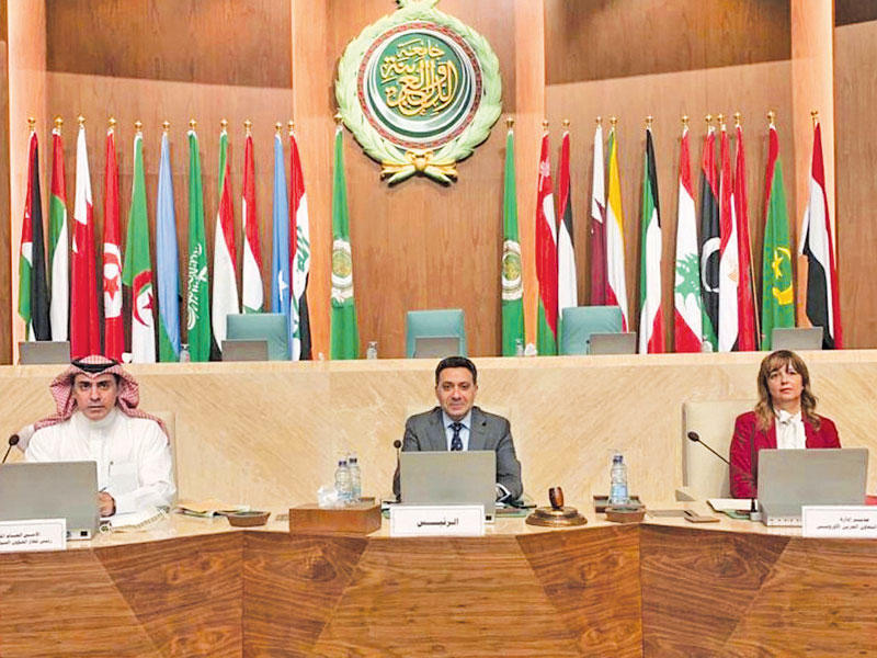 مندوب الكويت خلال الاجتماع