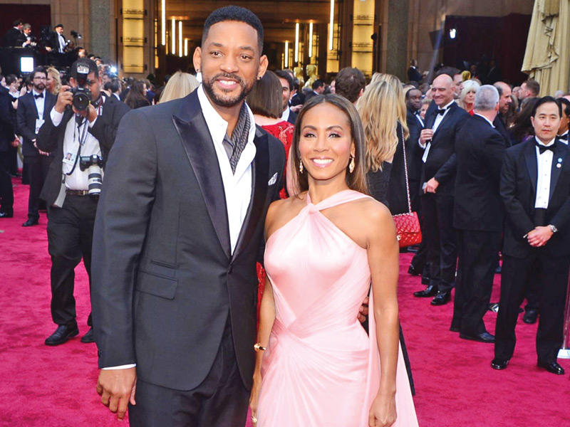  النجم العالمي ويل سميث  وزوجته