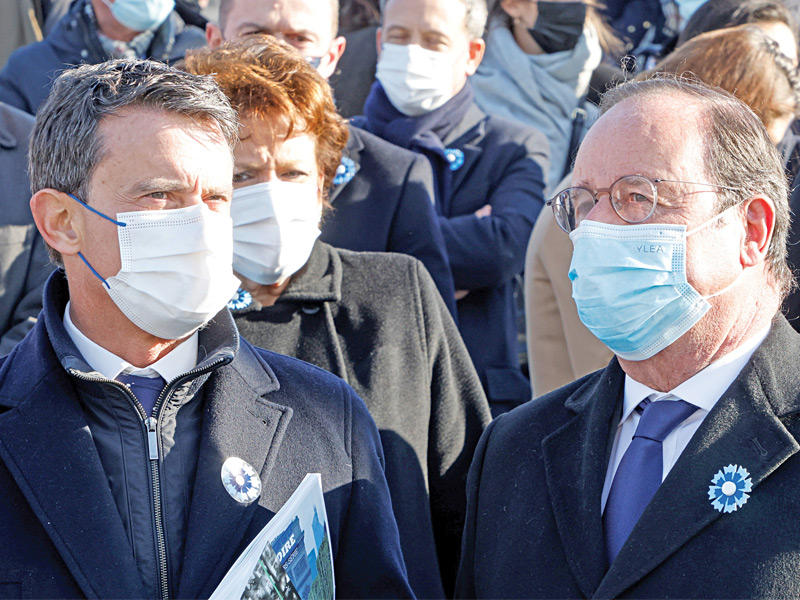  الرئيس الفرنسي السابق فرنسوا هولاند