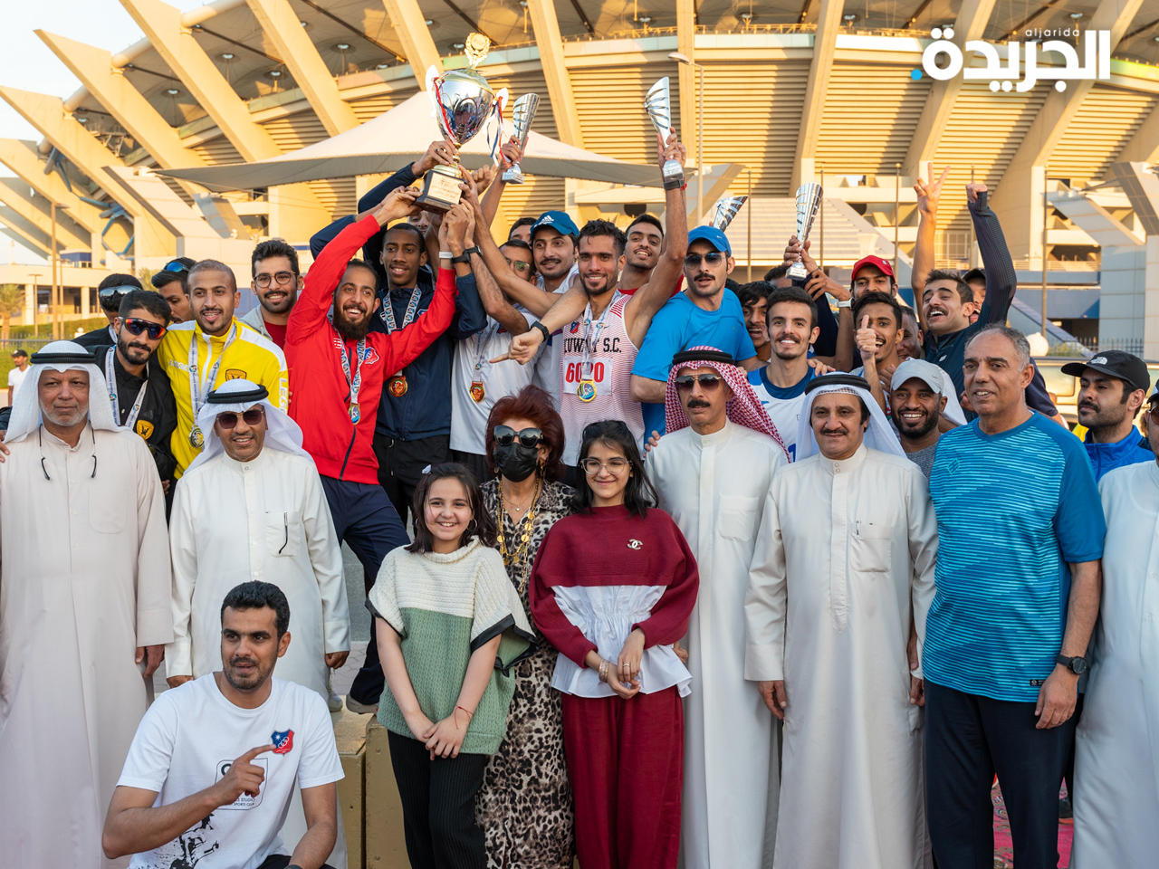 تتويج لاعبي الكويت في فئة العمومي