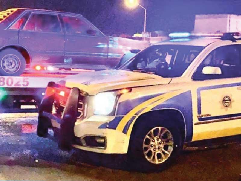 إحدى المركبات المضبوطة خلال الحملات