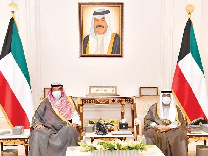 ولي العهد مستقبلاً صباح الخالد أمس