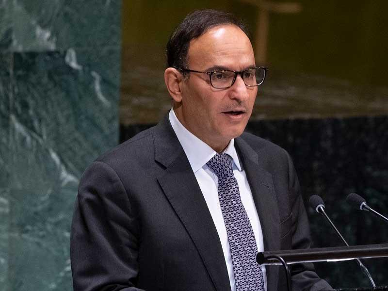  مندوب الكويت الدائم لدى الأمم المتحدة السفير منصور العتيبي 