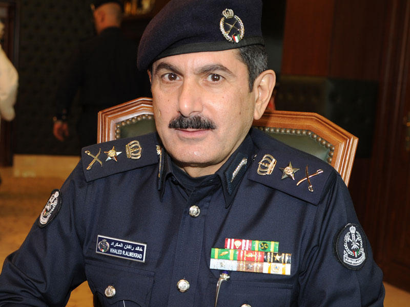  رئيس قوة الإطفاء العام، الفريق خالد المكراد