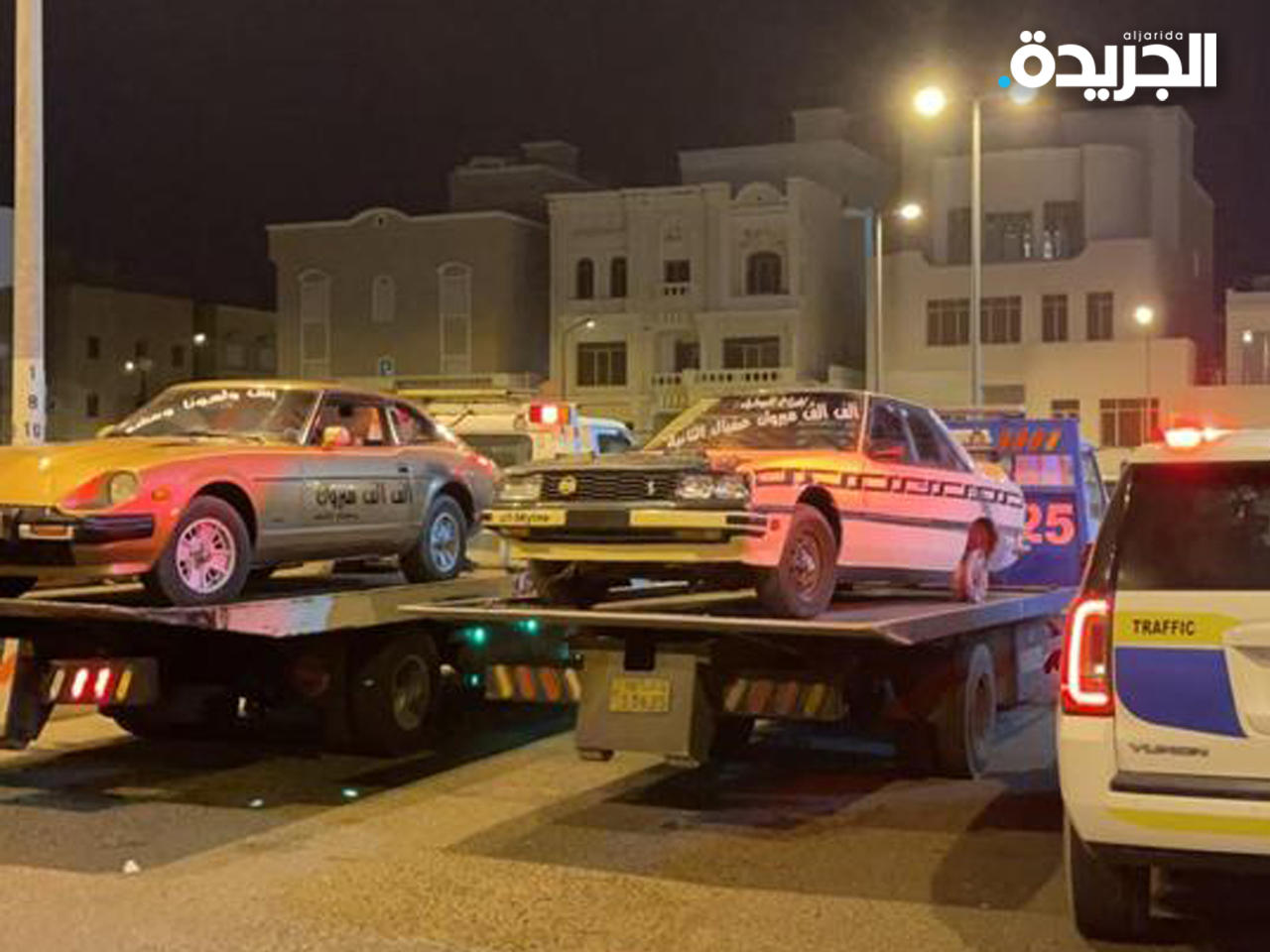 جانب من المركبات المضبوطة خلال الحملات الأمنية