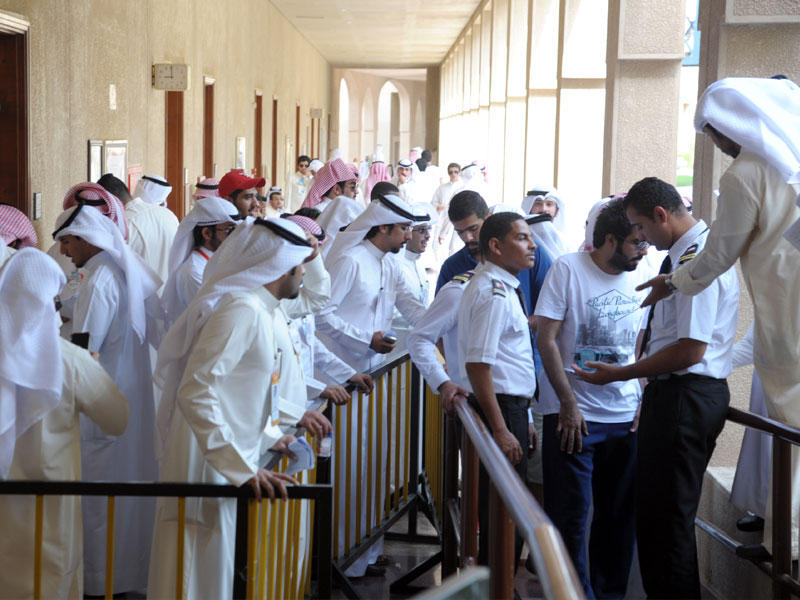 صورة أرشيفية لانتخابات الطلبة في موقع الشويخ