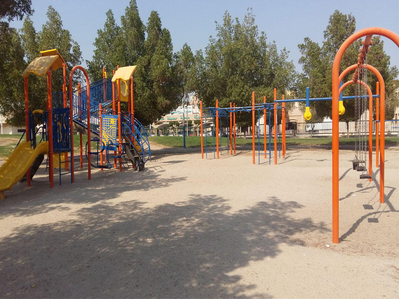 نموذج لحدائق تحتاج إلى التطوير