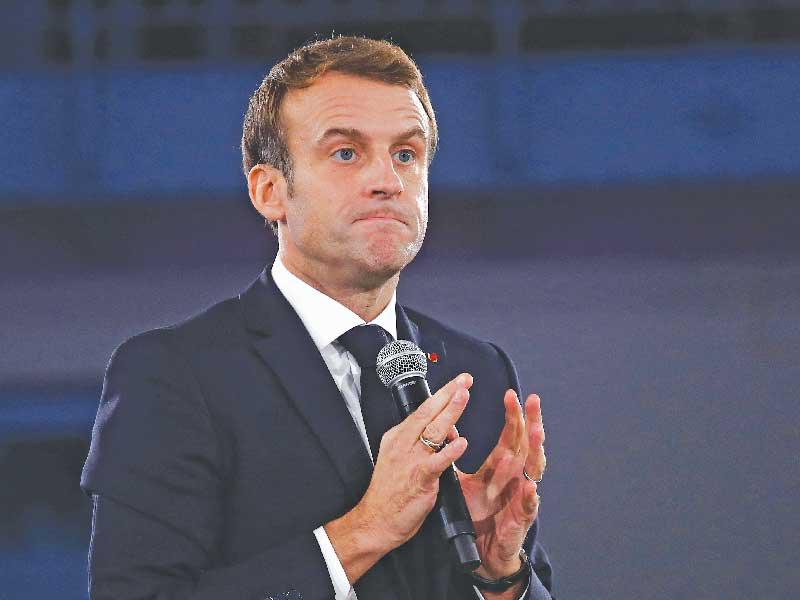 الرئيس الفرنسي، إيمانويل ماكرون