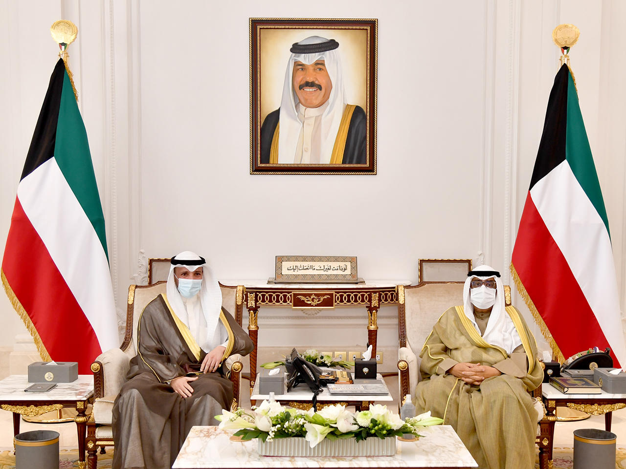 سمو ولي العهد مستقبلاً الغانم