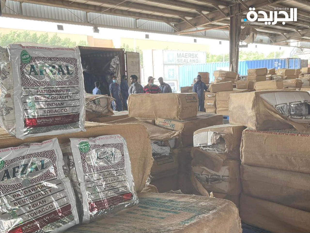 جانب من المضبوطات