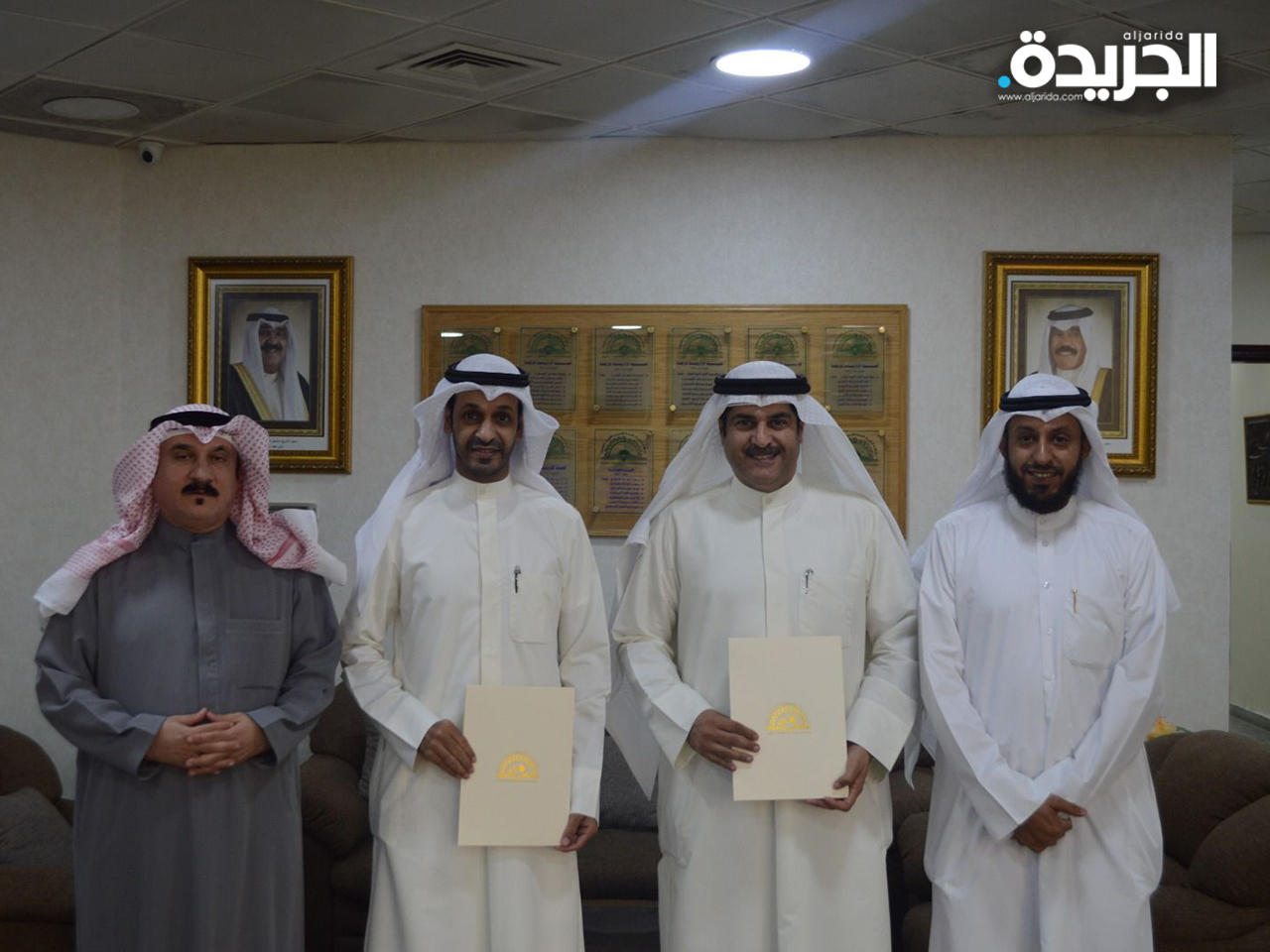 جانب من توقيع المذكرة