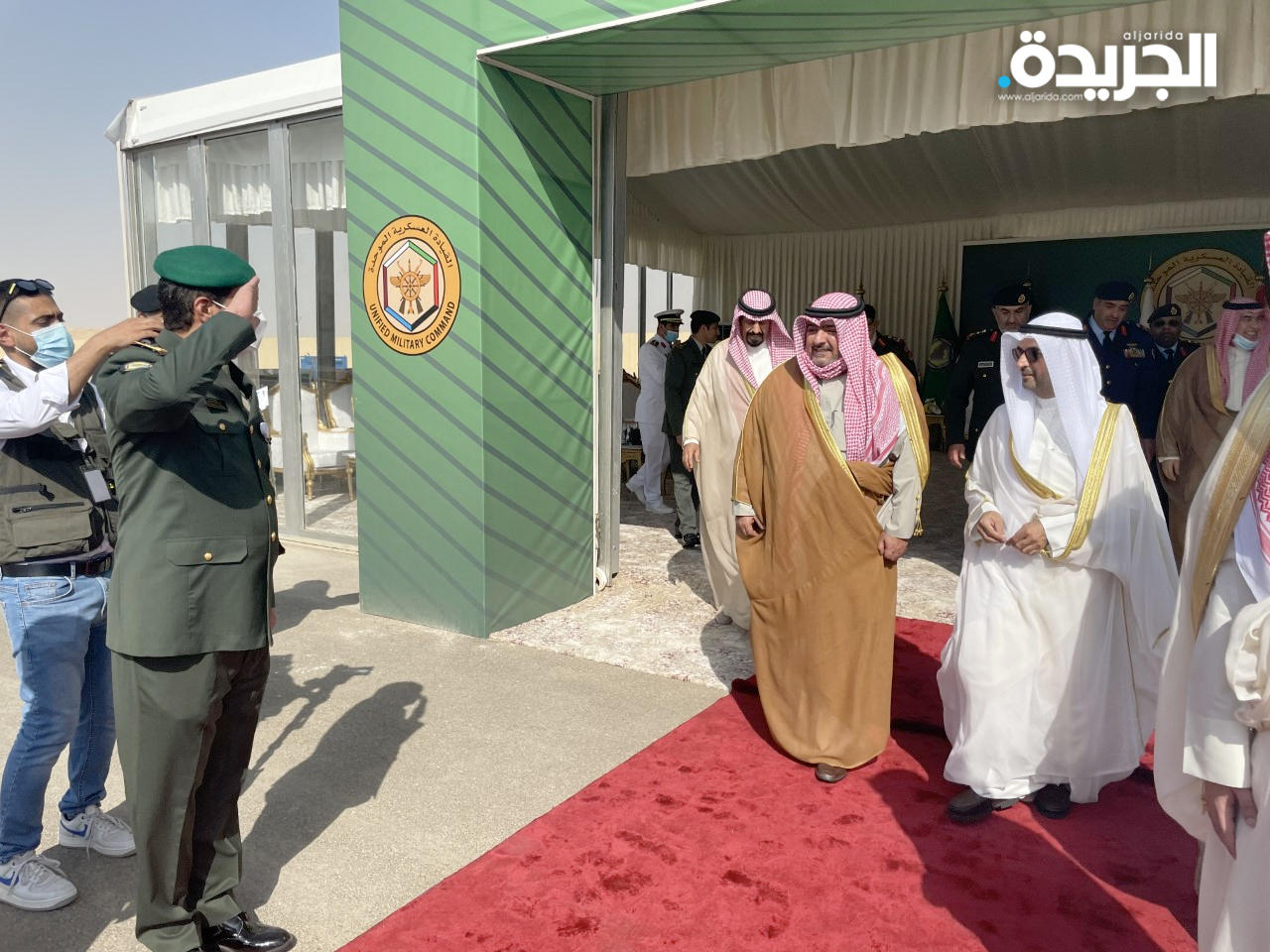 العلي خلال حضوره حفل افتتاح المقر الجديد للقيادة العسكرية الموحدة لدول مجلس التعاون بمدينة الرياض