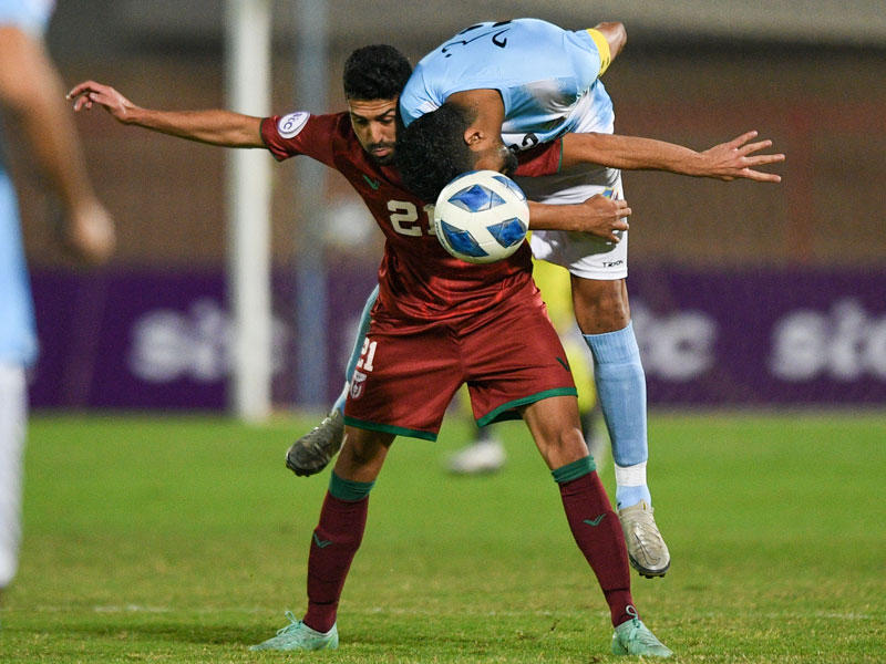 جانب من مباراة النصر والسالمية (تصوير نوفل ابراهيم)