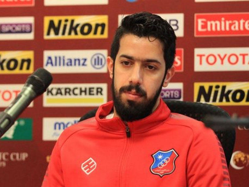لاعب فريق الكويت لكرة القدم فهد حمود 
