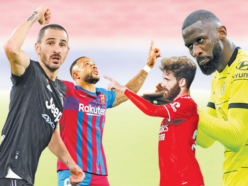 روديغر نجم تشلسي - رافا سيلفا نجم بنفيكا - ديباي نجم برشلونة - بونوتشي نجم يوفنتوس 