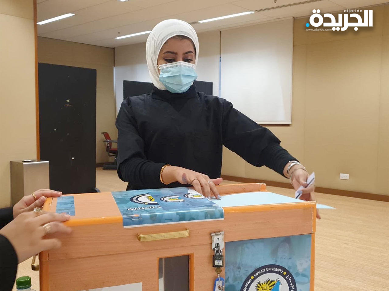 جانب من الانتخابات الطلابية