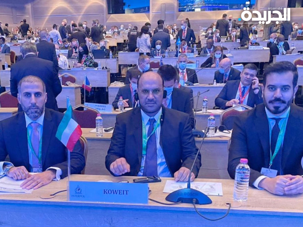 الشرهان متوسطاً وفد الكويت