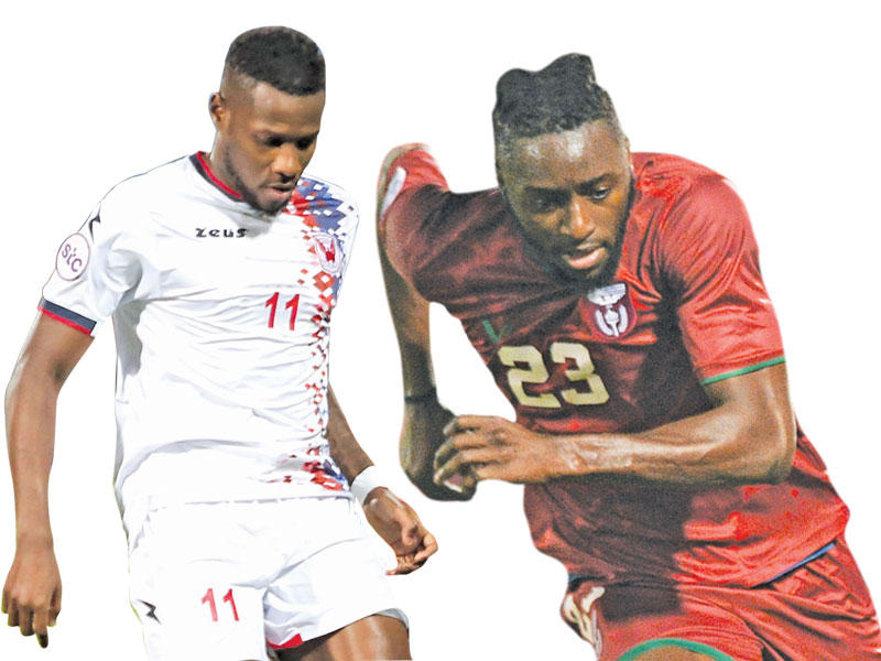 محترف النصر الغامبي سانغ بيير  - محترف الفحيحيل الإيفواري سيدريك هنري