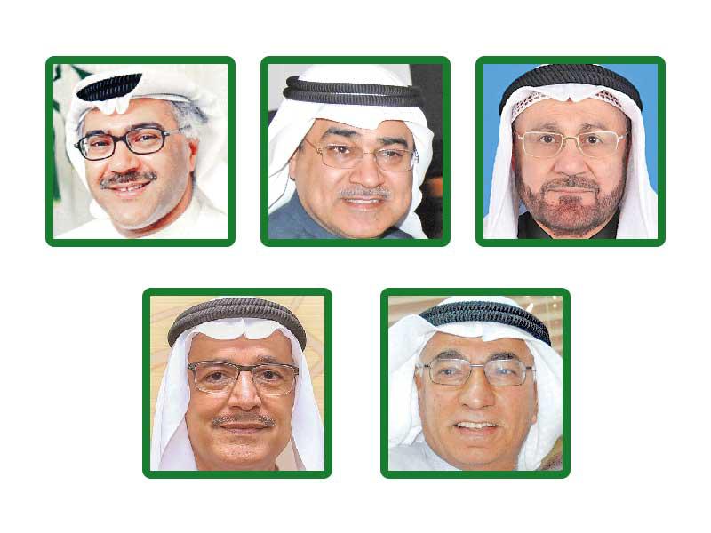 عبد السميع بهبهاني - يوسف القبندي - عبد الحميد العوضي - كامل الحرمي - علي العامريn