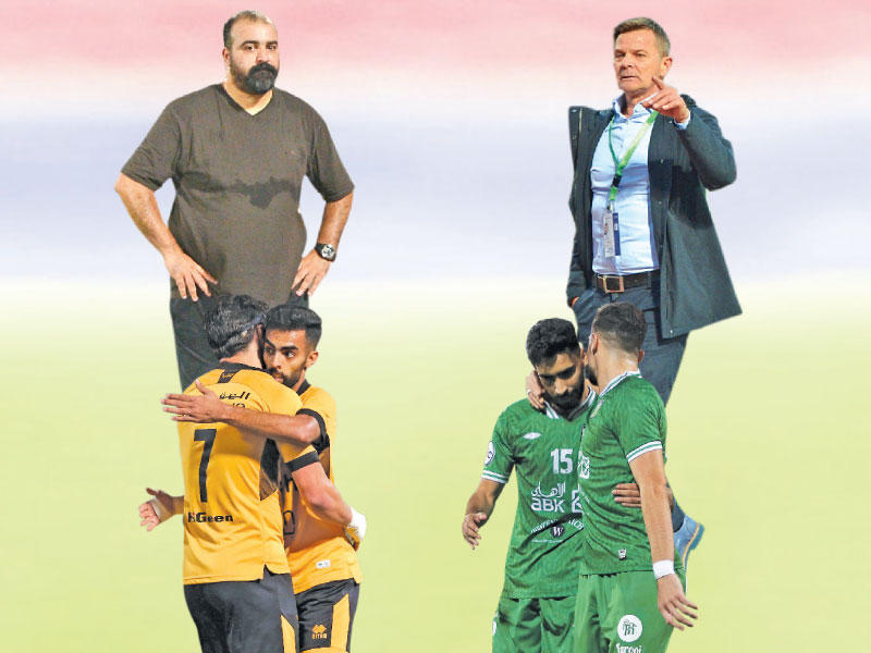 مدرب النادي العربي الكرواتي انتي ميشا - مدرب القادسية الجزائري خيرالدين مضوي