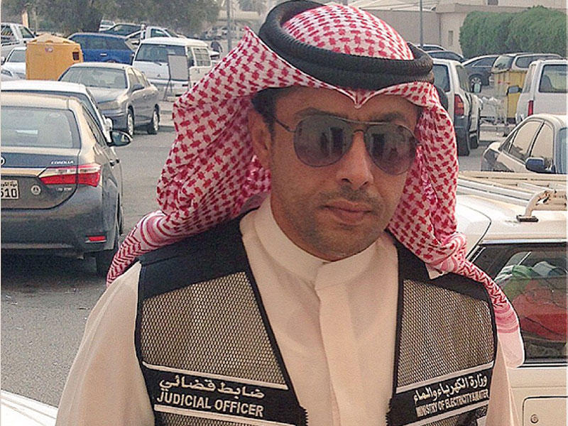 نائب رئيس فريق الضبطية القضائية في وزارة الكهرباء والماء والطاقة المتجددة أحمد الشمري