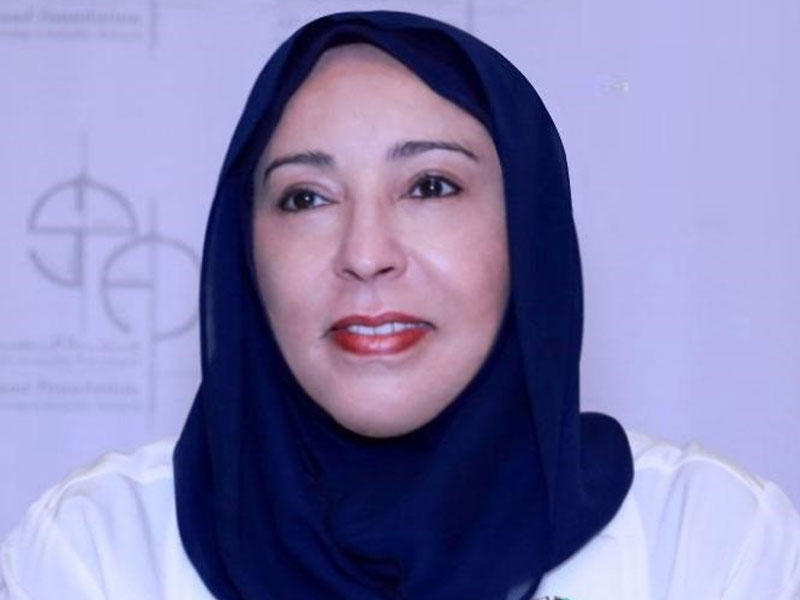 رئيسة المبرة الشيخة فادية سعد العبدالله