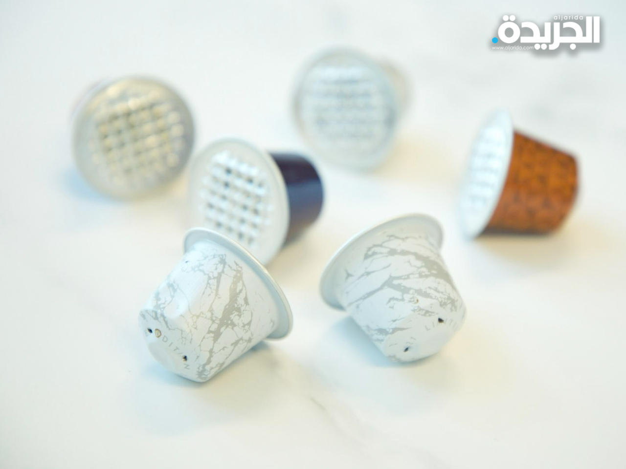 كبسولات قهوة مستعملة